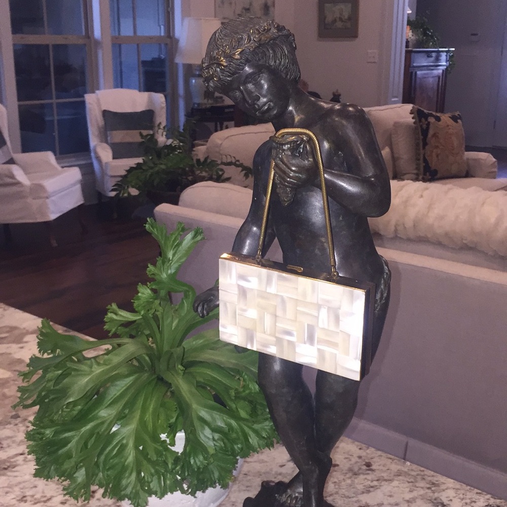 Kay Craft Mother of pearl Minaudiere